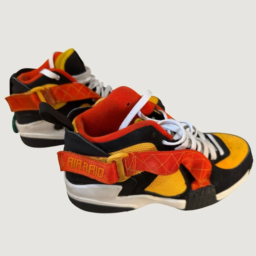 Nike Air Raid Rayguns Black Gold Orange Vintage For Outdoor Use Only Mens 8